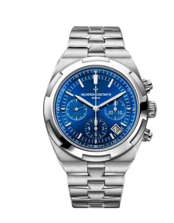 Vacheron Constantin Overseas Chronograph Stainless Steel Blue Replica Watch 5520V/210A-B148