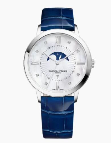 Replica Baume and Mercier Classima Moonphase 10226 Watch for Ladies