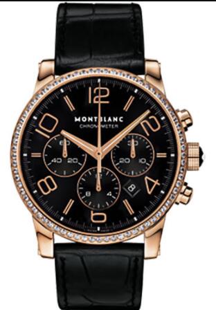 Replica Montblanc Timewalker Diamonds Chronograph Automatic Watch 104282