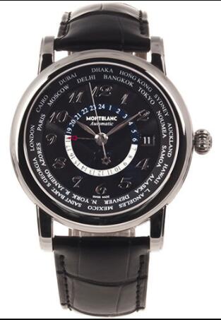 Copy Montblanc Star Wold-Time GMT Automatic Watch AAA 106464