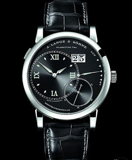 Replica A Lange Sohne Grande Lange 1 'Luminous' Watch White gold 115.028