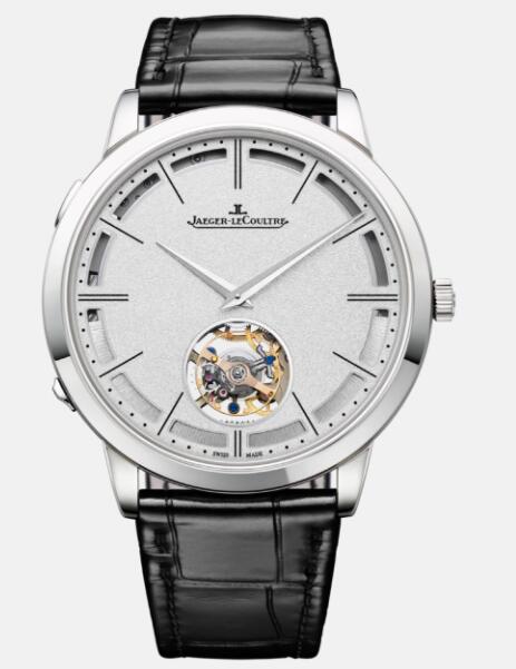 Jaeger Lecoultre Master Ultra Thin Minute Repeater Flying Tourbillon White Gold Automatic self-winding Men Replica Watch 1313520