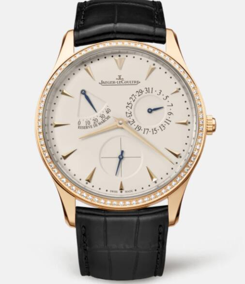 Replica Jaeger Lecoultre Master Ultra Thin Réserve de Marche 1372501 Pink Gold Men Watch Automatic self-winding