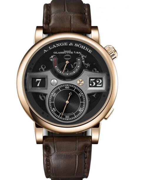A Lange Sohne Zeitwerk Honey gold “Lumen” 142.055 Replica Watch