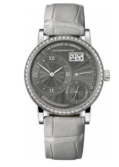 A. Lange & Söhne 181.838 Kleine Lange 1 White Gold Diamond Grey Replica Watch