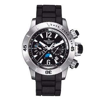 Jaeger-LeCoultre Master Compressor Diver Chronograph Titanium Rubber Bracelet Replica Watch 186T770