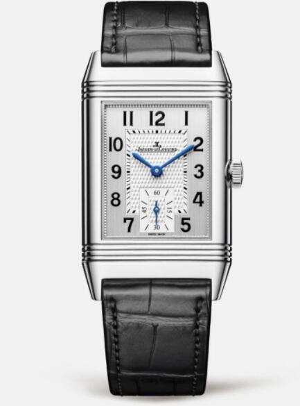 Jaeger Lecoultre Reverso Classic Medium Duoface Small Seconds Stainless Steel Men Manual-winding Replica Watch 2458420