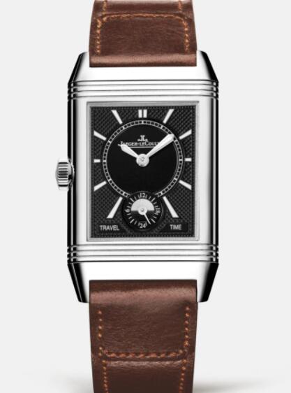 Jaeger Lecoultre Reverso Classic Medium Duoface Small Seconds Stainless Steel Men Manual-winding Replica Watch 2458422