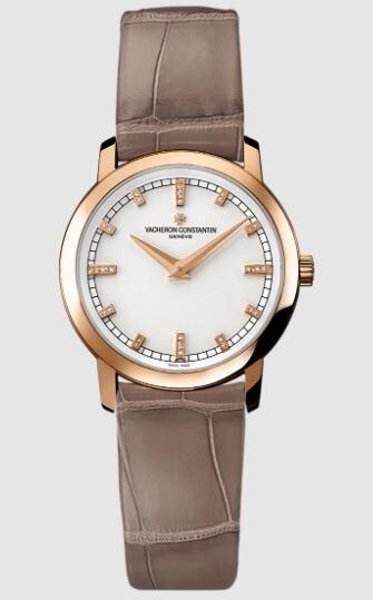 Vacheron Constantin Traditionnelle quartz Pink gold Replica Watch 25155/000R-9585