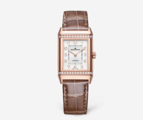 Replica Jaeger-Lecoultre Reverso Classic Medium Duetto 2572570 Watch Pink Gold Ladies Watch Automatic self-winding