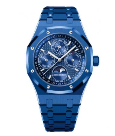 Audemars Piguet Royal Oak Perpetual Calendar 41 Blue Ceramic Blue 26579CS.OO.1225CS.01 Replica Watch