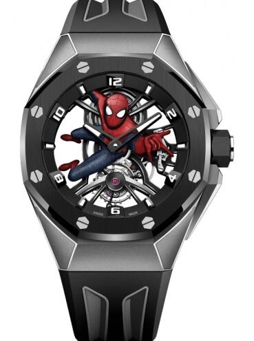 Replica Audemars Piguet Royal Oak Concept Tourbillon “Spider-Man” Watch 26631IO.OO.D002CA.01