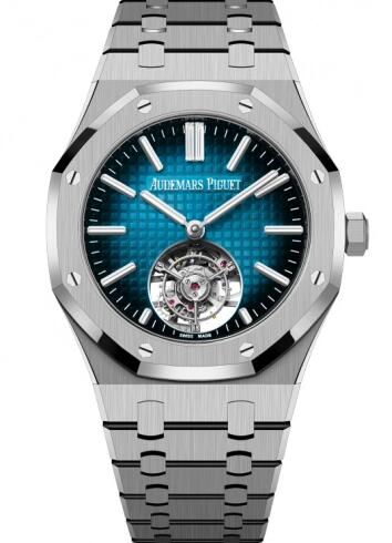 Audemars Piguet Royal Oak Self-Winding Flying Tourbillon Titanium 26730TI.OO.1320TI.04 Replica Watch