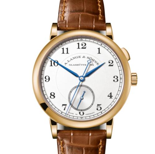 A Lange and Sohne 1815 "Homage to Walter Lange" Replica Watch Yellow gold with dial in argenté 297.021