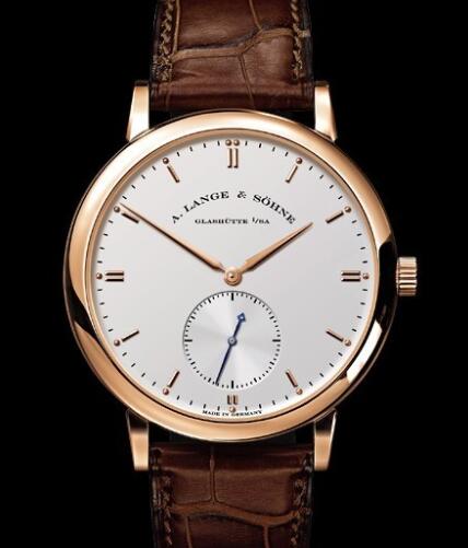 Replica A Lange Sohne Grande Saxonia Automatique Watch Pink gold 307.032