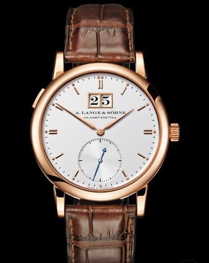 Replica A Lange Sohne Saxonia Automatique Watch Pink Gold - Silver Dial 315.032