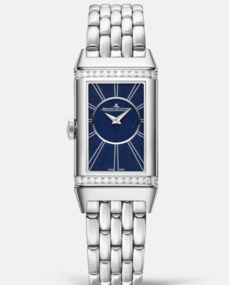 Jaeger Lecoultre Reverso One Duetto Manual-winding Stainless Steel Ladies Replica Watch 3348120
