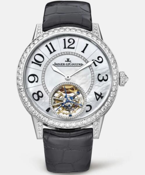 Jaeger Lecoultre Rendez-Vous Tourbillon Automatic self-winding White Gold Ladies Replica Watch 3413403