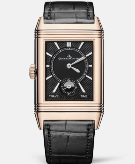 Jaeger Lecoultre Reverso Classic Large Duoface Small Seconds Pink Gold Men Manual-winding Replica Watch 3842520