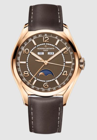 Vacheron Constantin Fiftysix complete calendar pink gold Replica Watch 4000E/000R-B065