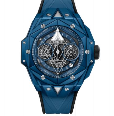 Hublot Big Bang Sang Bleu II Blue Ceramic 45 mm Replica Watch 418.EX.5107.RX.MXM21