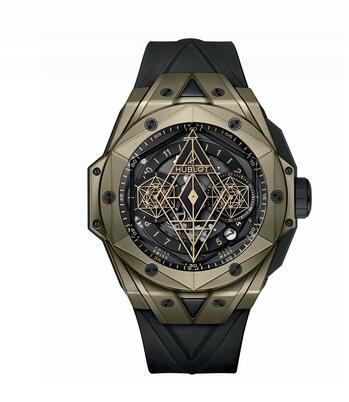 2023 Hublot Big Bang Sang Bleu II Magic Gold Replica Watch 418.MX.1103.RX.MXM22