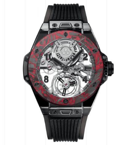Hublot Big Bang Tourbillon Automatic Black Sapphire Las Vegas Boutique 45 mm Replica Watch 419.JBV.0113.RT.LVB23