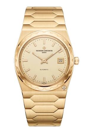 Vacheron Constantin Historiques 222 Yellow Gold Champagne Replica Watch 4200H/222J-B935