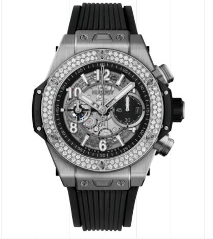 Hublot Big Bang Unico Titanium Diamonds 44 mm Replica Watch 421.NX.1170.RX.1104