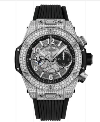 Hublot Big Bang Unico Titanium Pavé 44 mm Replica Watch 421.NX.1170.RX.1704