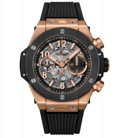 Hublot Big Bang Unico King Gold Ceramic 44 mm Replica Watch 421.OM.1180.RX