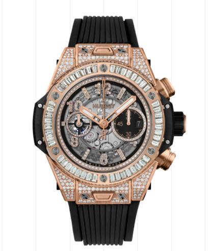 Hublot Big Bang Unico King Gold Jewellery 44 mm Replica Watch 421.OX.1180.RX.0904