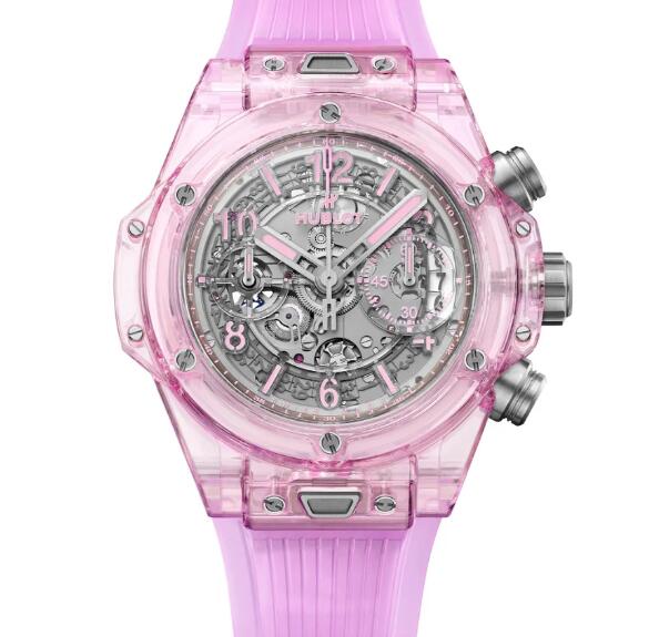 HUBLOT Big Bang Unico Pink Sapphire Replica Watch 441.JP.4890.RT