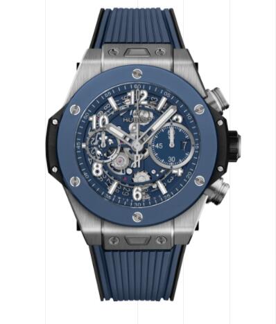 Hublot Big Bang Unico Titanium Blue Ceramic 42 mm Replica Watch 441.NL.5171.RX