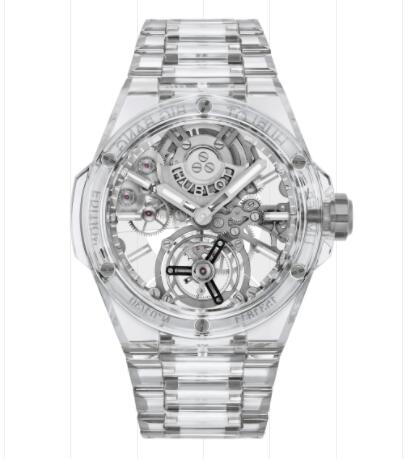 Hublot Big Bang Integral Tourbillon Full Sapphire 43 mm Replica Watch 455.JX.0120.JX