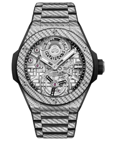 Hublot Big Bang Integrated Tourbillon Full Carbon Replica Watch 455.YS.0170.YS