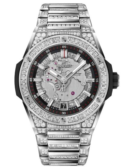 Hublot Big Bang Integrated Time Only Titanium Jewellery Replica Watch 456.NX.0170.NX.9804