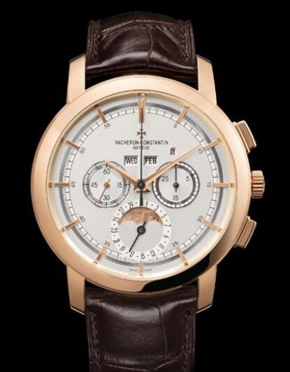 Replica Watch Vacheron Constantin Traditionnelle Chronographe Quantième Perpétuel 47292/000R-9392 Pink gold