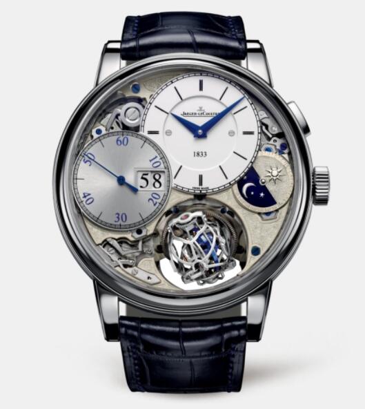 Jaeger Lecoultre Master Grande Tradition Gyrotourbillon 3 Jubilee Platinum Manual-winding Men Replica Watch 5036420