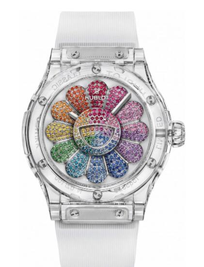 Hublot Classic Fusion Takashi Murakami Sapphire Rainbow Replica Watch 507.JX.0800.RT.TAK21