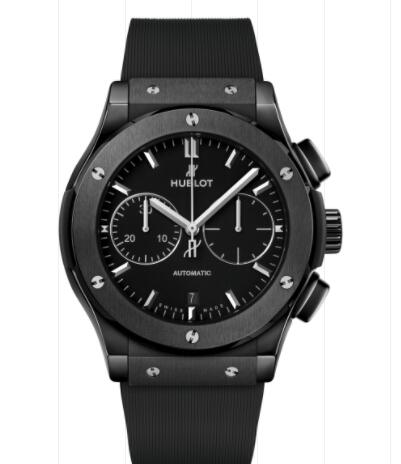 Hublot Classic Fusion Chronograph Black Magic 45 mm Replica Watch 521.CM.1171.RX