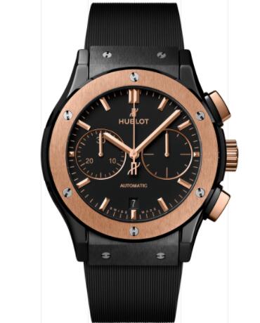 Hublot Classic Fusion Chronograph Ceramic King Gold 45 mm Replica Watch 521.CO.1181.RX