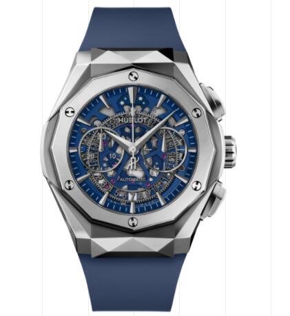 Hublot Classic Fusion Aerofusion Chronograph Orlinski Titanium Blue 45 mm Replica Watch 525.NX.5170.RX.ORL21