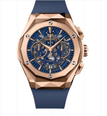 Hublot Classic Fusion Aerofusion Chronograph Orlinski King Gold Blue 45 mm Replica Watch 525.OX.5180.RX.ORL21