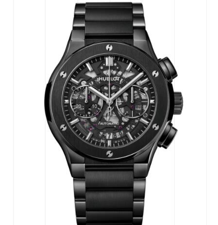 Hublot Classic Fusion Aerofusion Black Magic Bracelet 45 mm Replica Watch 528.CM.0170.CM