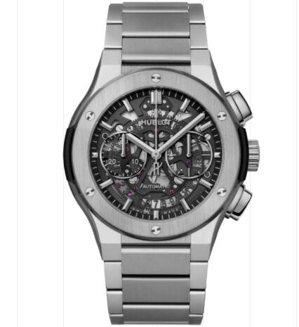 Hublot Classic Fusion Aerofusion Titanium Bracelet 45 mm Replica Watch 528.NX.0170.NX
