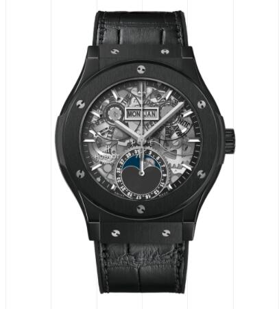 Hublot Classic Fusion Aerofusion Moonphase Black Magic 42 mm Replica Watch 547.CX.0170.LR