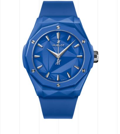 Hublot Classic Fusion Orlinski Blue Ceramic 40 mm Replica Watch 550.ES.5100.RX.ORL21