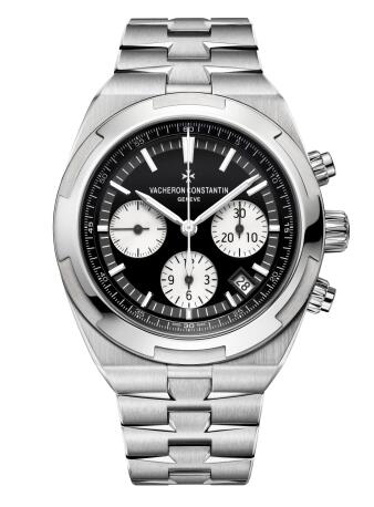 Vacheron Constantin Overseas Chronograph Stainless Steel Black Replica Watch 5520V/210A-B481