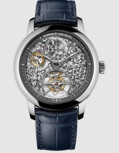 Replica Vacheron Constantin Metiers d'Art Mecaniques Gravees - tourbillon platinum 950 Watch 6000A/000P-B025